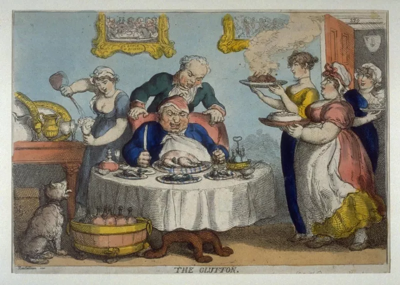 800px-Thomas_Rowlandson_The_Glutton,_1813