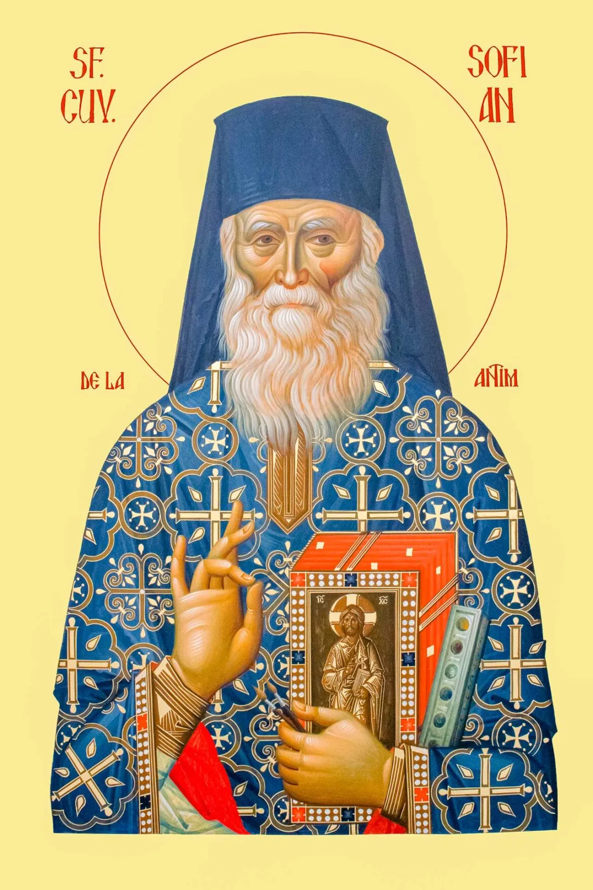 Icoana Sfântul Cuvios Mărturisitor Sofian de la Antim
