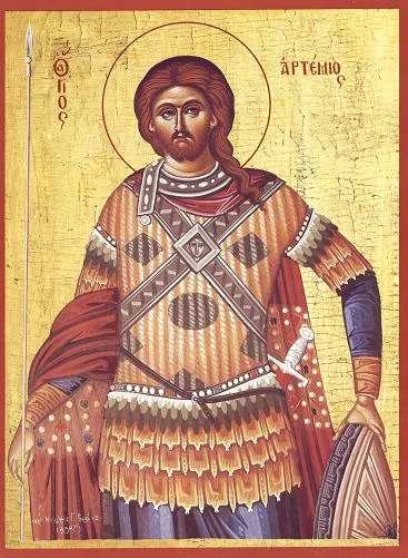 Icoana Sfântul Mare Mucenic Artemie